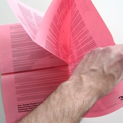 Die Rückseite ist eine Grafik, die den Text illustriert