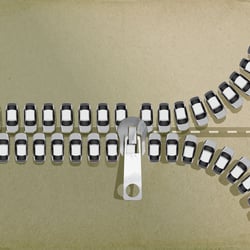 Reissverschlussprinzip