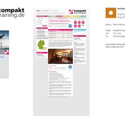 Logo, Website und Flyer für Kompakt-Training
