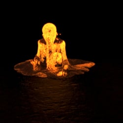 Custom Lava Setup. FLIP fluid Emission in Abhängigkeit von der Velocity der Animation: https://vimeo.com/138455914