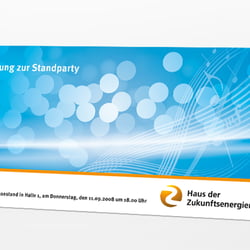 BGZ – Einladungskarte „Messeparty“
