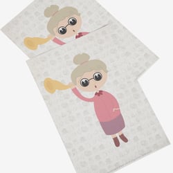 Kinderillustration Kinderbuch Oma Großmutter