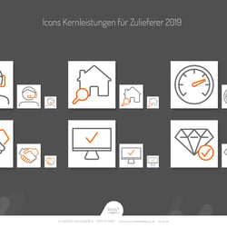 Icons Leistungen für Zulieferer