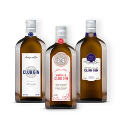 GASTRONOMIE WILHELMER Layouts Club Gin Etiketten