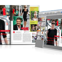 Partner-Projekte W2P / OK! Fotomagazin  (Design-Rework und Umsetzung der Partnersite und des Templates)