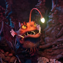 Seadevil Professor – Texturing, Shading, Lighting
