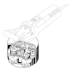 Parkettschleifmaschiene