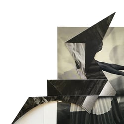 book of anxiety & wonder / paper collages