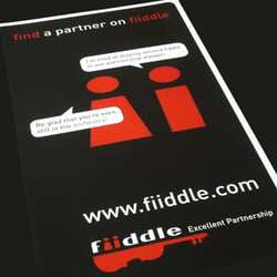 fiiddle Partnerportal – Werbemittel – Grafische Gestaltung
