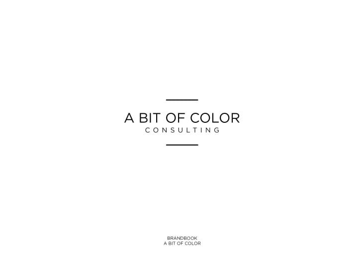 Auzüge aus dem Brandbook von A BIT OF COLOR consulting