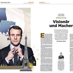 „Menschen des Jahres“ erschienen im Handelsblatt, 22 Illustrationen