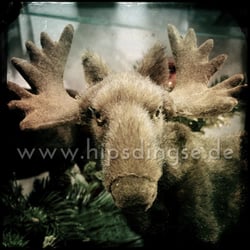 Darf auch nicht fehlen: Rudolf. Auch wenn das hier ein Elch ist…