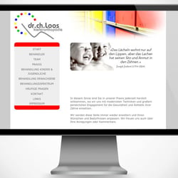 Webdesign – Dr. Loos (Zahnarztpraxis)