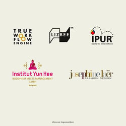 Verschiedene Logos