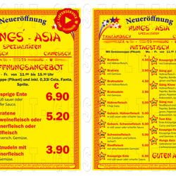 Werbung, Marketing Ideen für Asia, Thai, China und Vietnamesische Restaurant erstellen, gestalten