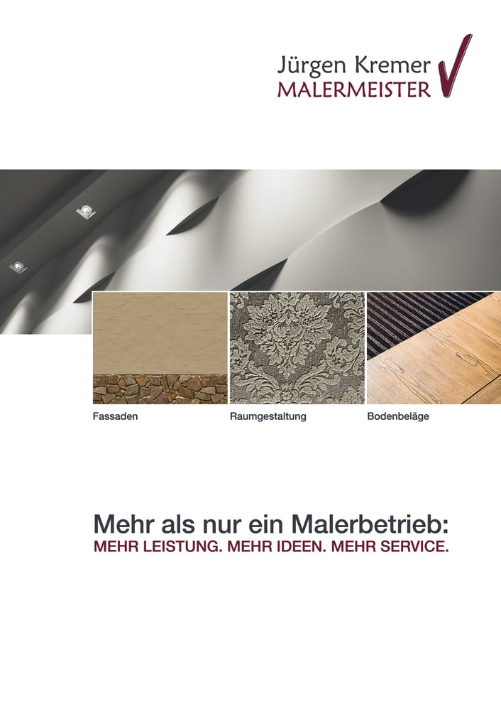 Unternehmensbroschüre – Titelseite