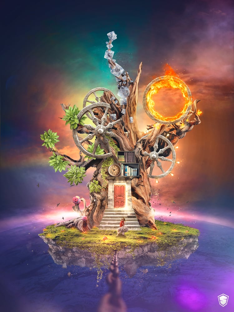 Artwork fantasy tree