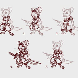 Character Design – Mouse Variations