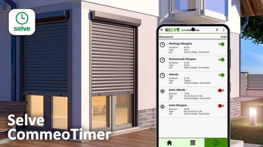 Commeo Timer Bluetooth App für den Smart Home Bereich