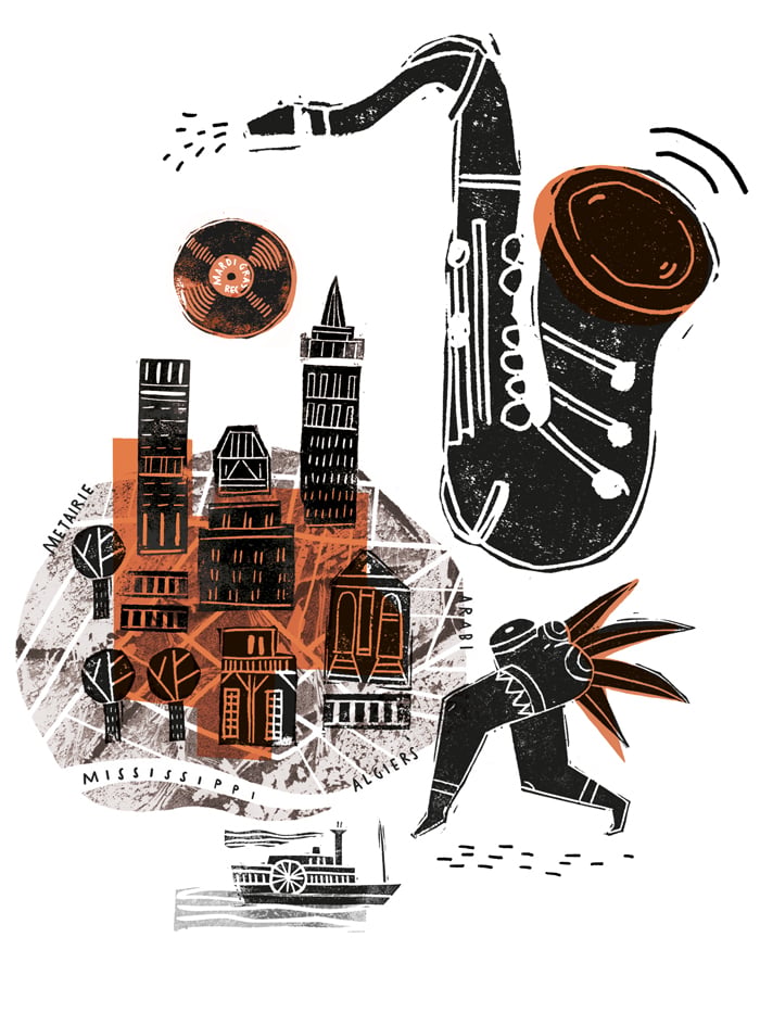 Transatlantik – Illustrationen für Elbphilharmonie Magazin