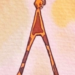 Giraffe / Illustration Aquarell