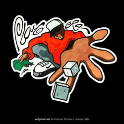 Playerz T-Shirt Illustration Detail