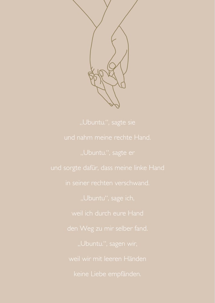 Postkarte: Ubuntu