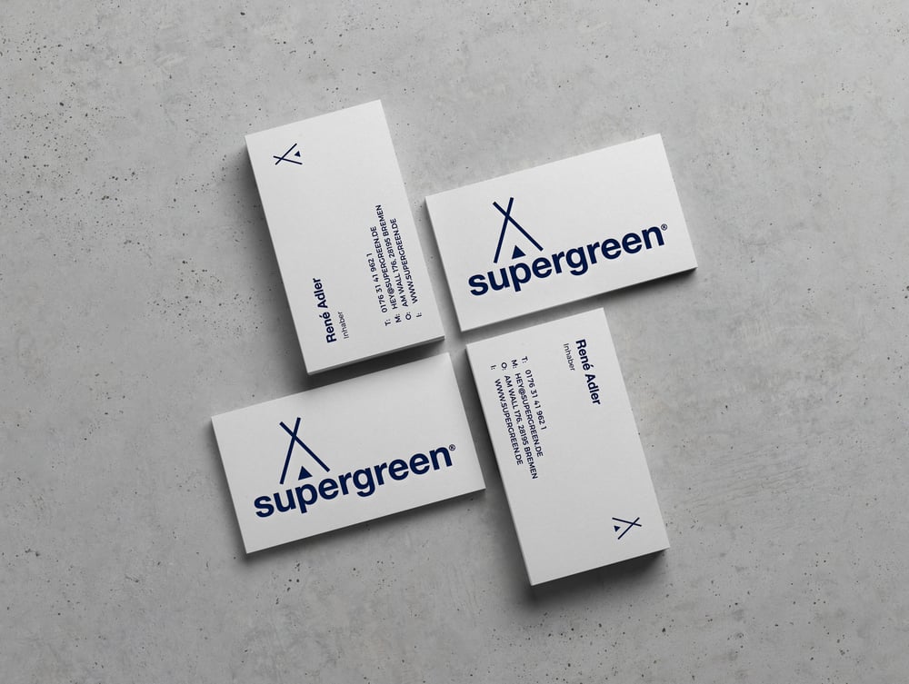 Corporate Design für den Outdoortravel Betrieb Supergreen