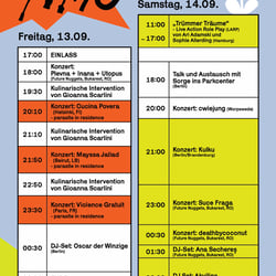 Timetable