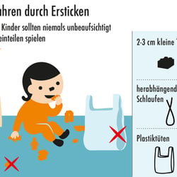 Gefahren durch Ersticken