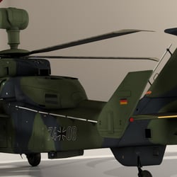3D-Modell „Eurocopter Tiger“