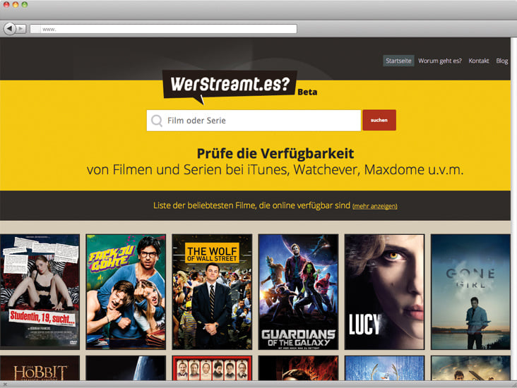 werstreamt.es / Suchmaschine