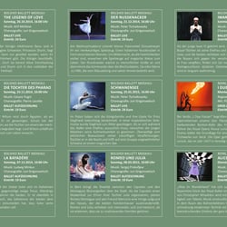 Cinema Filmtheater Royal Opera House Flyer 2014