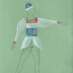 Illustration für das Ballett „Der Feuervogel“