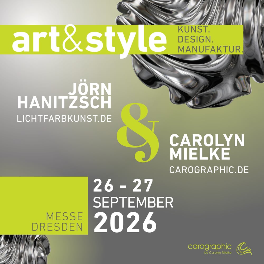 art&style Messe Dresden 2026 – carographic mit Unterstützung von Jörn Hanitzsch