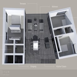 Rendering Grundriss 2