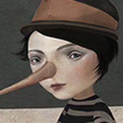 „Pinocchio“, Illustrationsserie für Ausstellung