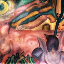 Nature#8, 110×140cm, Acryl auf Leinwand