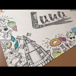 Illustration / Artwork für eine Konfirmation