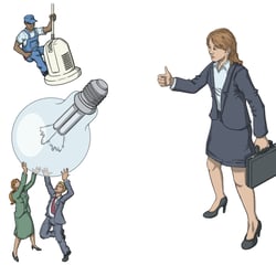 Illustrationen / Cartoons – Bereich Business to Business /B2B