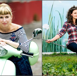 Lilly Anders und Sophia Riepe