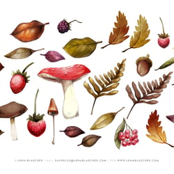 digitale Aquarellillustration
