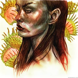 Portrait, Bleistift & Adobe Photoshop
