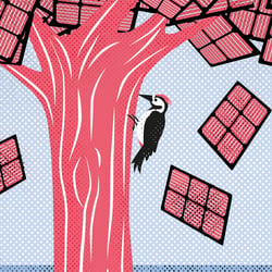 redaktionelle Illustration „Erneuerbare erneuern!“ (Cover-Motiv/Detail)