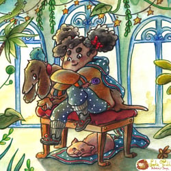 Interpretation einer Illustration von Beatrice Blue
