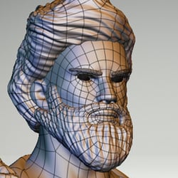 Spielfigur für den 3D Druck Topologie