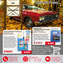 Titelseite Herbstbroschüre Top Autoteile GmbH