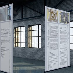 Biografie-Poster für die Klassenräume eines Bildungsinstitutes