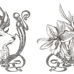 Vignettenillustrationen für Amuria (Children’s Book)