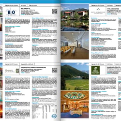 „intergerma Hotels & Tagungsstätten Planer 2018“  – Doppelseite mit 4 Einträgen
